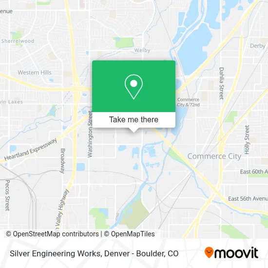 Silver Engineering Works map