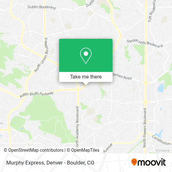 Murphy Express map