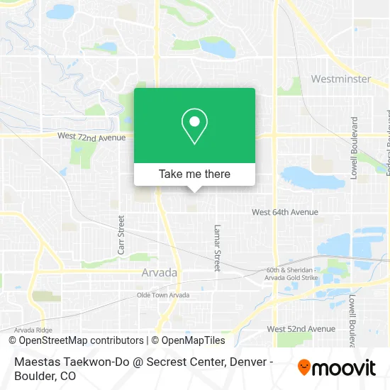 Maestas Taekwon-Do @ Secrest Center map