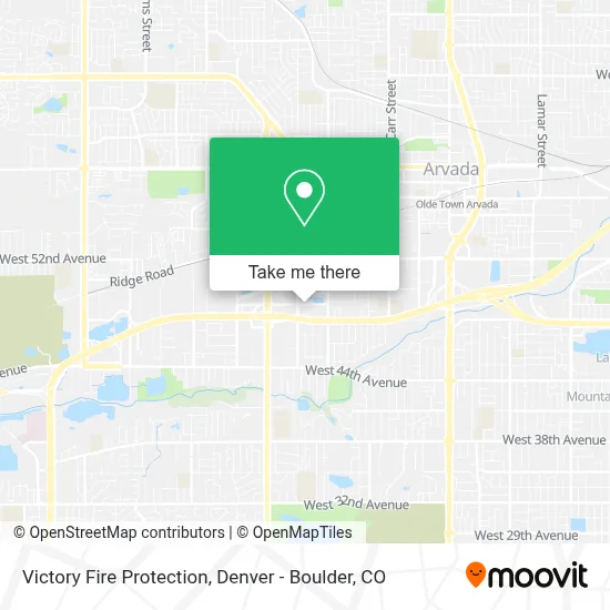 Victory Fire Protection map