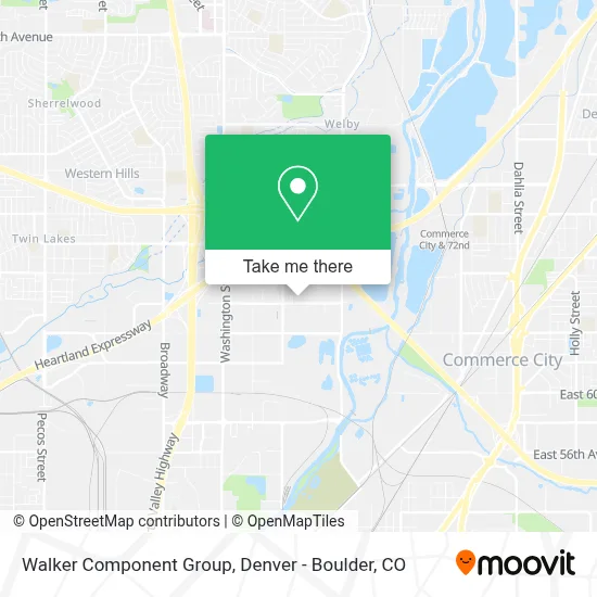 Walker Component Group map