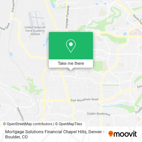 Mortgage Solutions Financial Chapel Hills map
