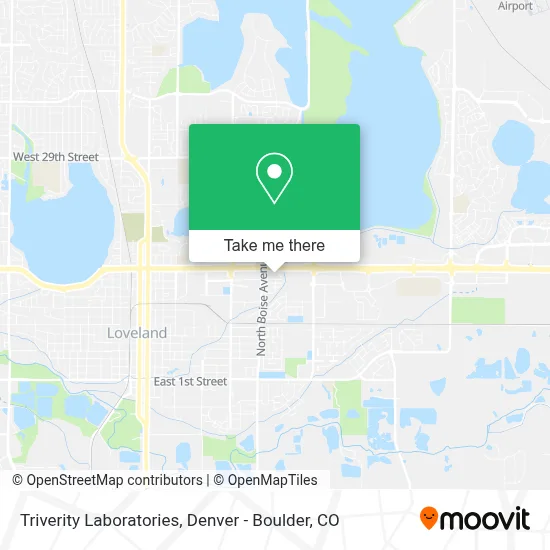 Triverity Laboratories map
