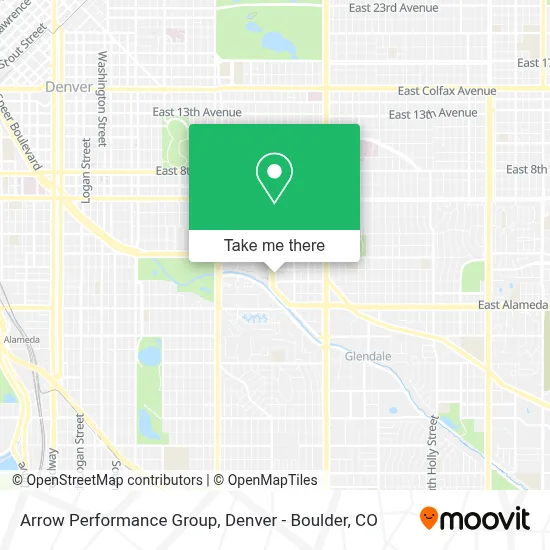 Arrow Performance Group map