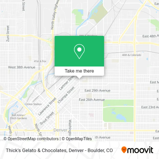 Thick's Gelato & Chocolates map