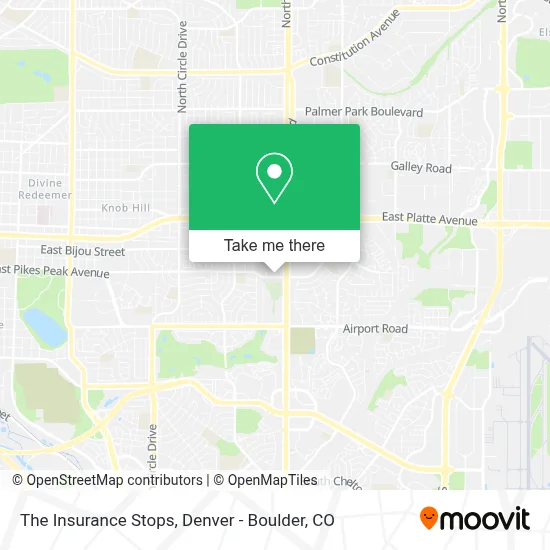 The Insurance Stops map