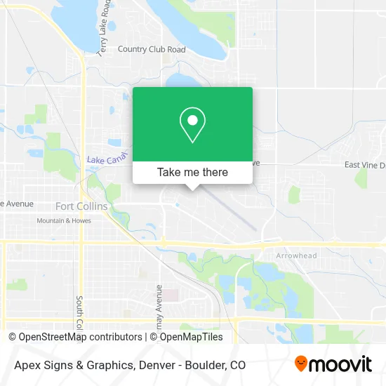 Apex Signs & Graphics map