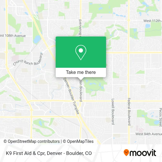K9 First Aid & Cpr map