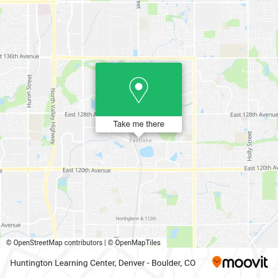 Huntington Learning Center map