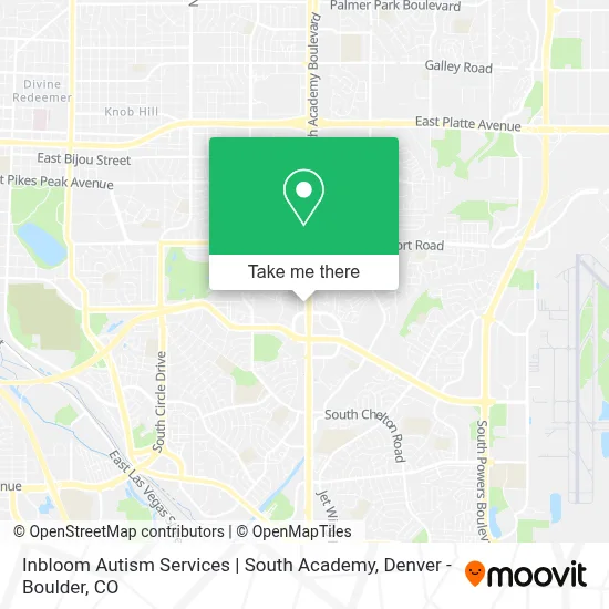 Inbloom Autism Services | South Academy map