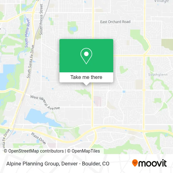 Alpine Planning Group map