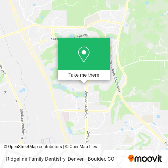 Ridgeline Family Dentistry map