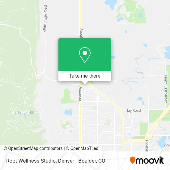 Root Wellness Studio map