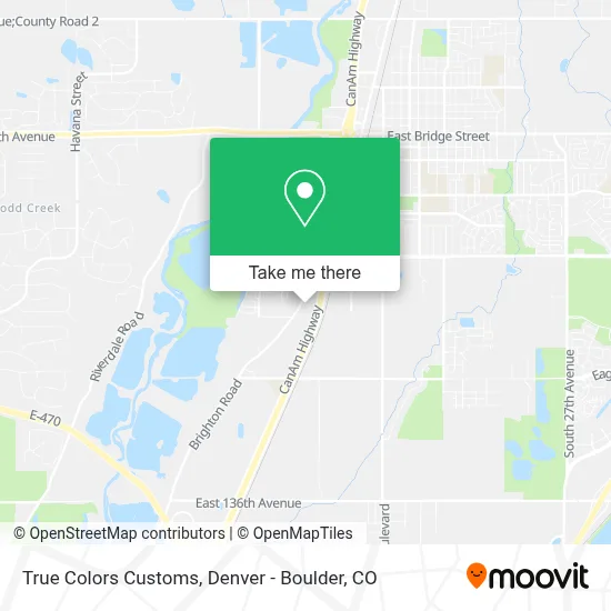 True Colors Customs map