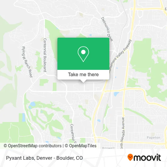 Pyxant Labs map