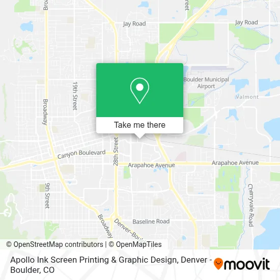 Apollo Ink Screen Printing & Graphic Design map