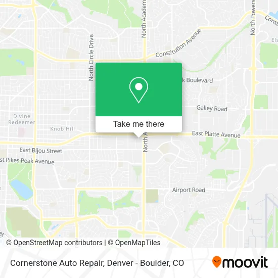Cornerstone Auto Repair map