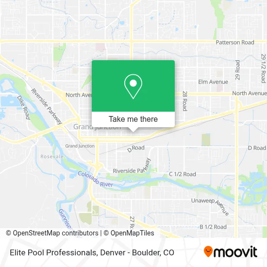 Elite Pool Professionals map