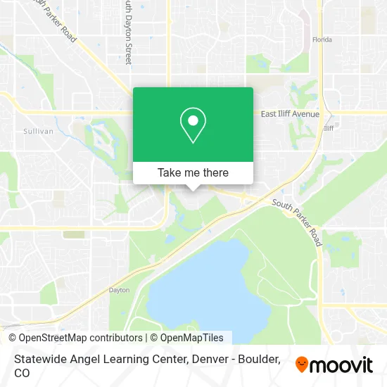 Statewide Angel Learning Center map