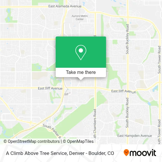 A Climb Above Tree Service map