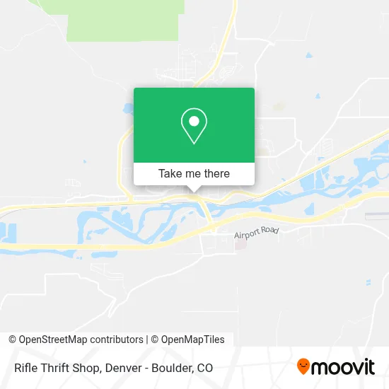 Rifle Thrift Shop map