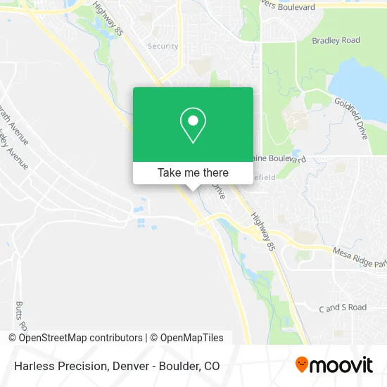 Harless Precision map