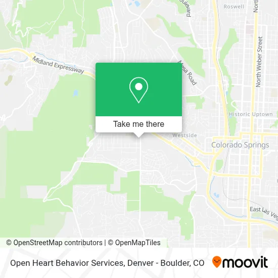 Open Heart Behavior Services map