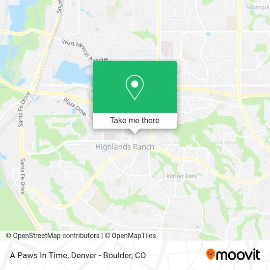 A Paws In Time map