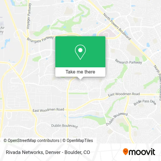 Rivada Networks map