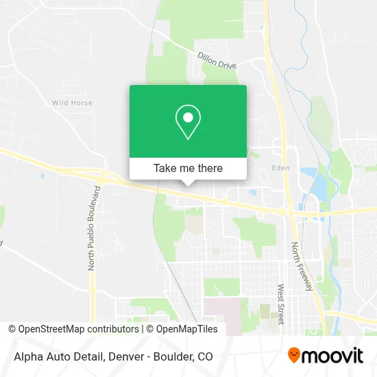 Alpha Auto Detail map