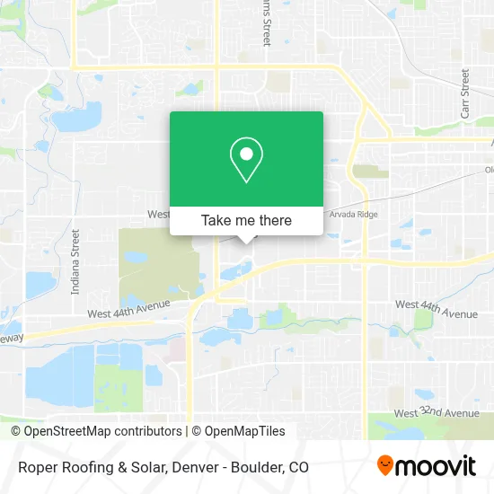 Roper Roofing & Solar map