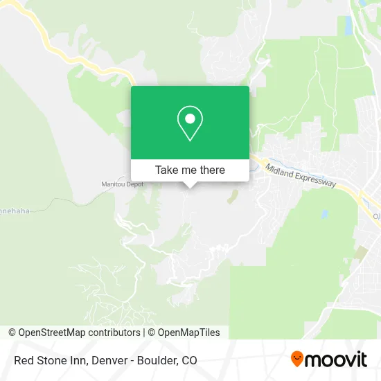 Red Stone Inn map