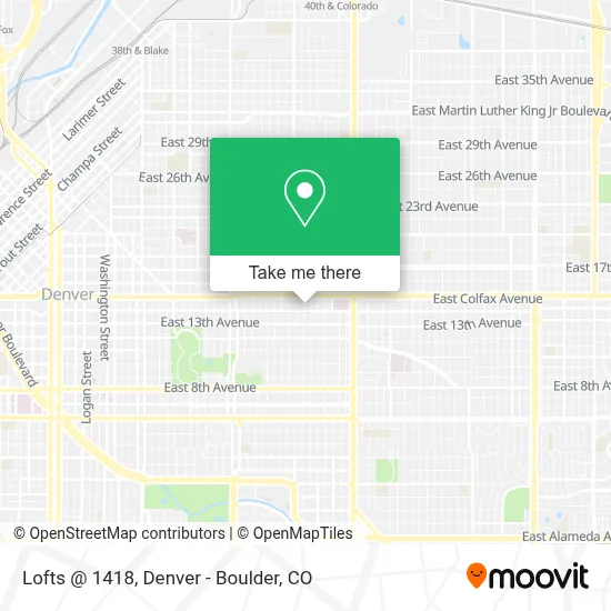 Lofts @ 1418 map