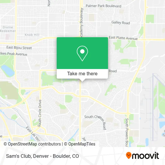 Sam's Club map
