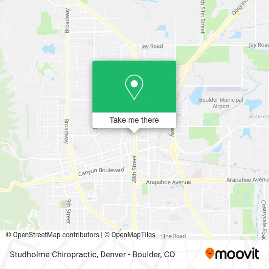 Studholme Chiropractic map
