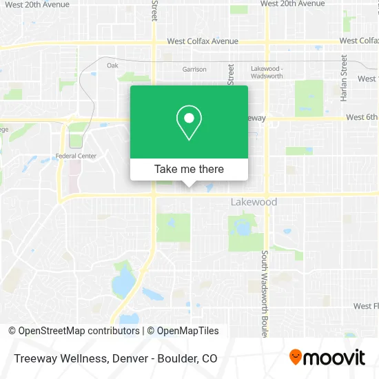 Treeway Wellness map