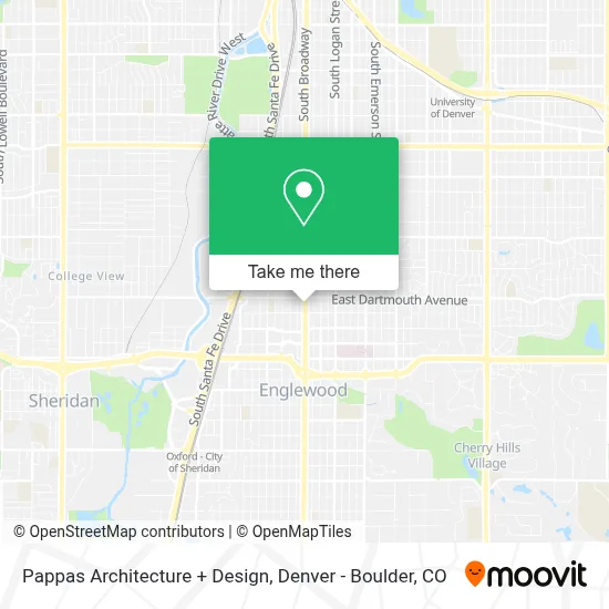 Pappas Architecture + Design map