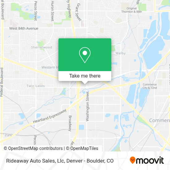 Rideaway Auto Sales, Llc map