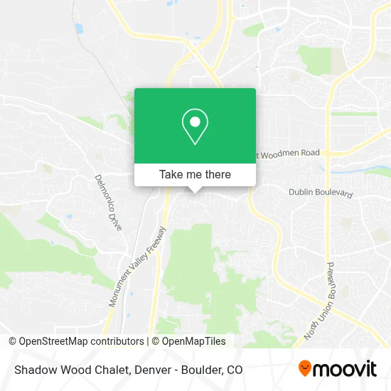 Shadow Wood Chalet map