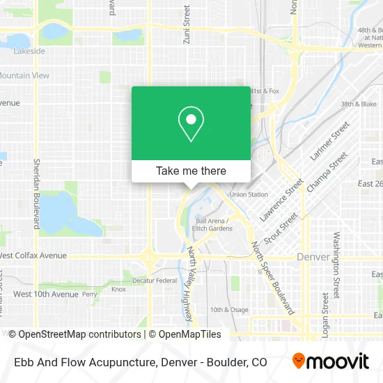 Ebb And Flow Acupuncture map