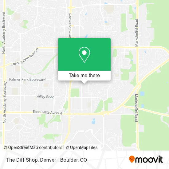 The Diff Shop map