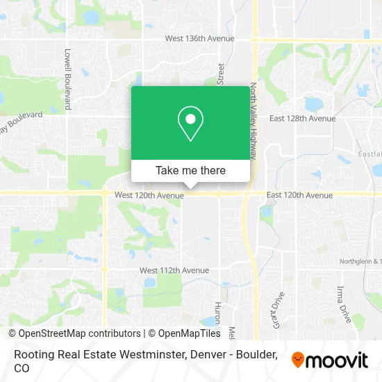Rooting Real Estate Westminster map