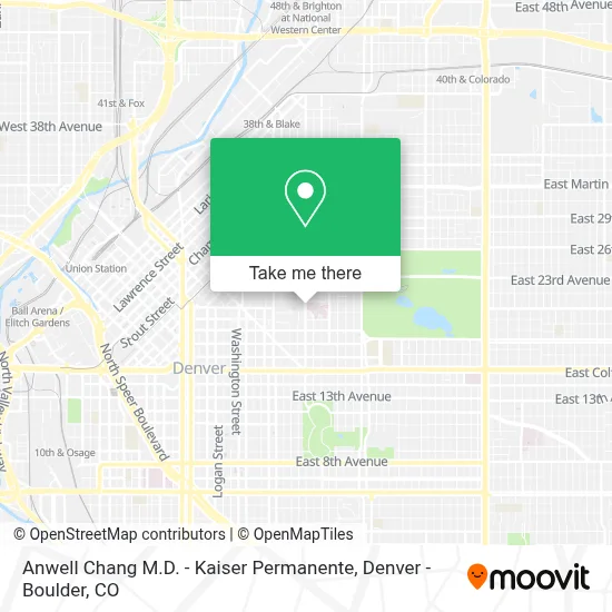 Anwell Chang M.D. - Kaiser Permanente map