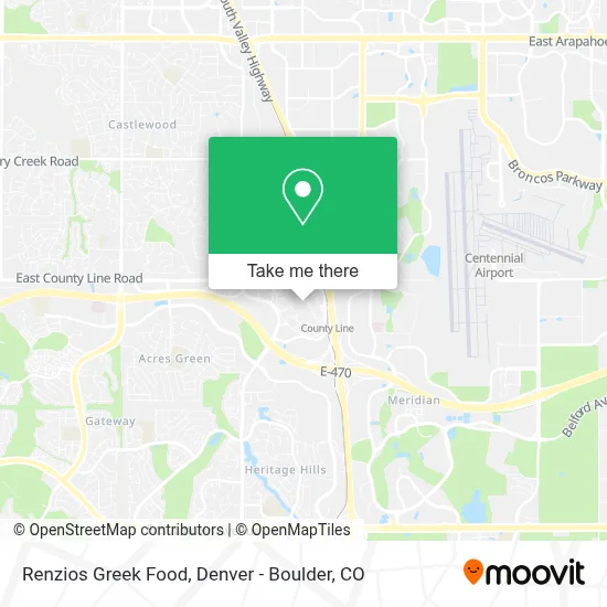Renzios Greek Food map
