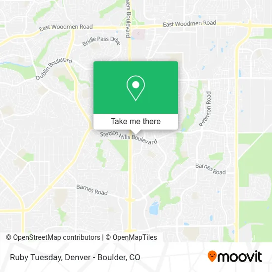 Ruby Tuesday map