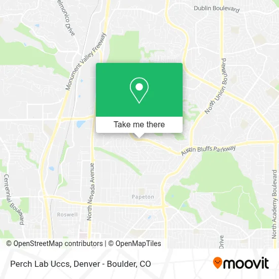 Perch Lab Uccs map