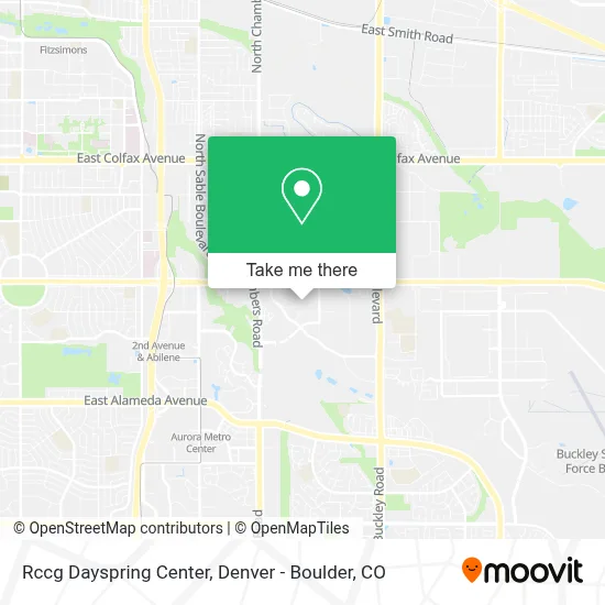 Rccg Dayspring Center map