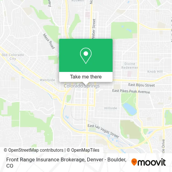 Front Range Insurance Brokerage map