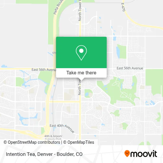 Intention Tea map