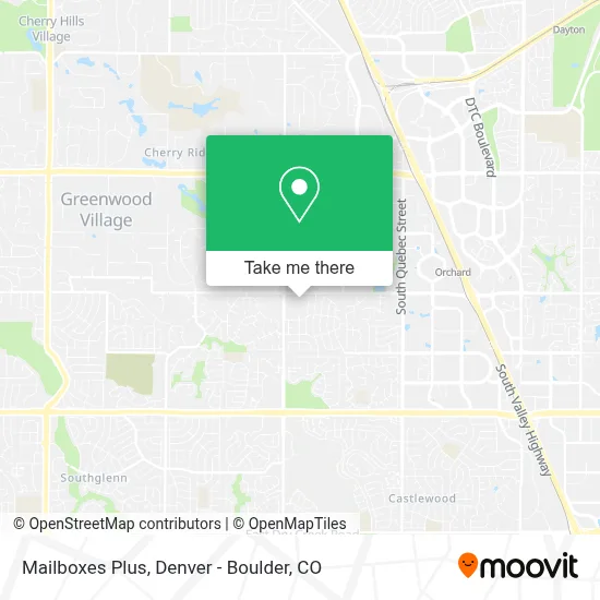 Mailboxes Plus map